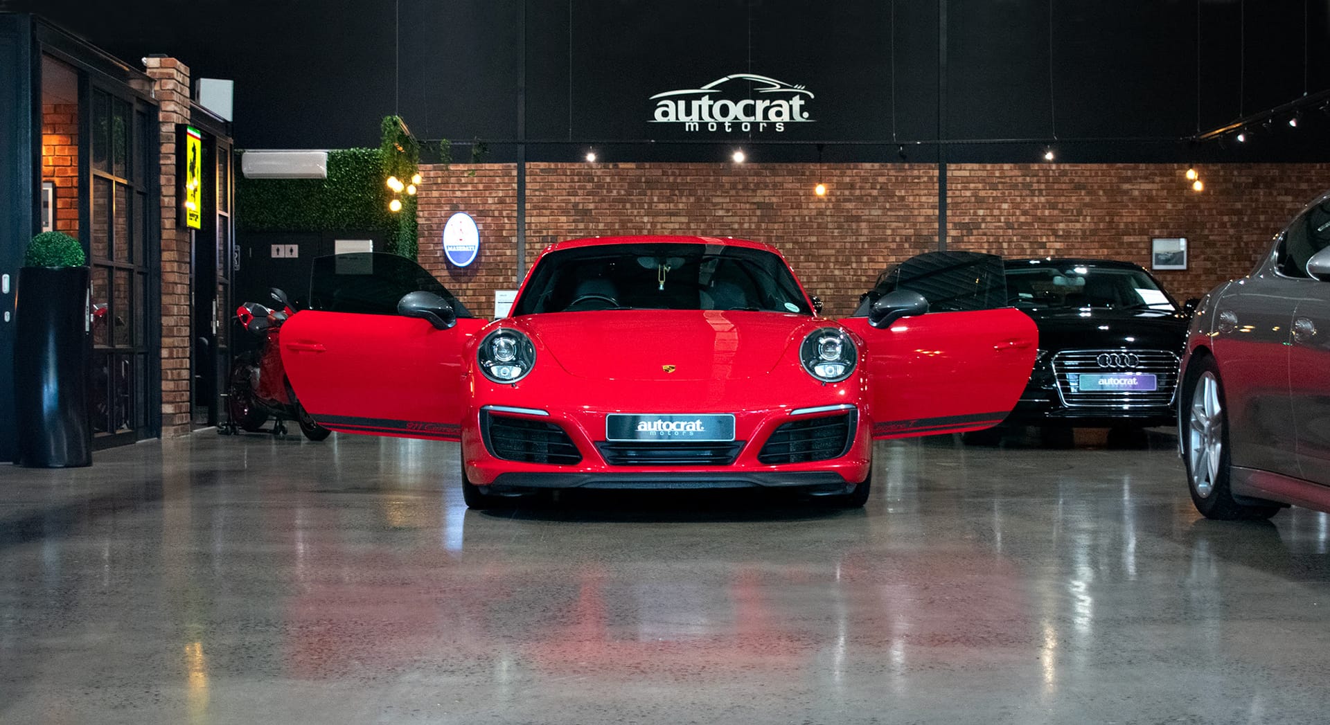 Inside the Autocrat Motors showroom in Blouberg, Cape Town